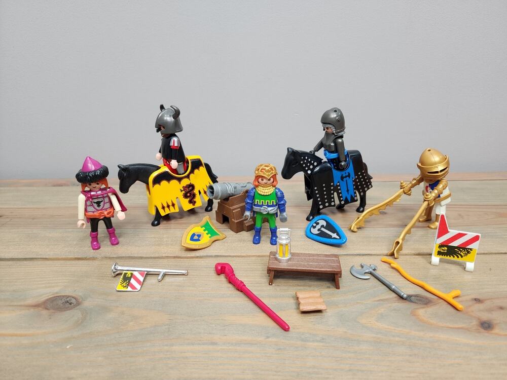 Playmobil Medieval Knights Horses Western Lot Figures Accessories Toys